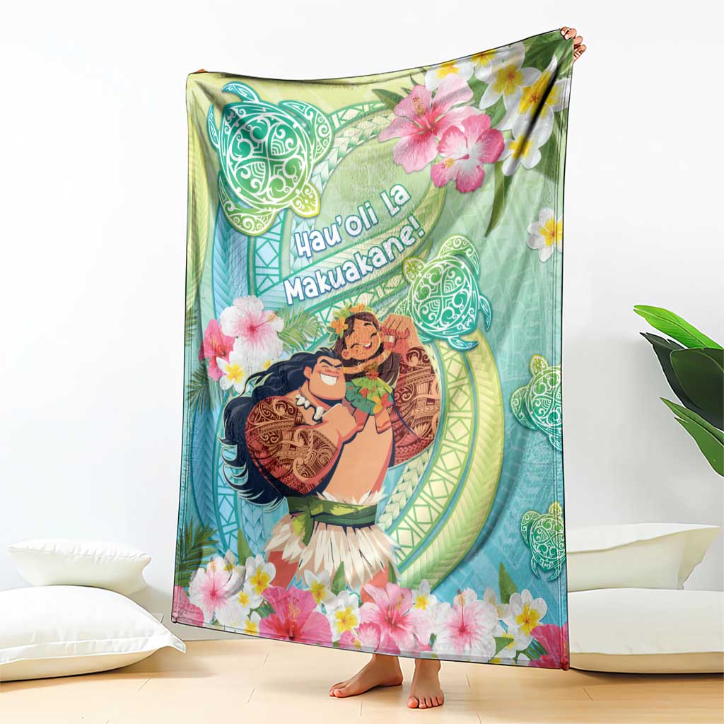 Hawaii Father's Day Blanket Happy Father And Child DT04 - Polynesian Pride