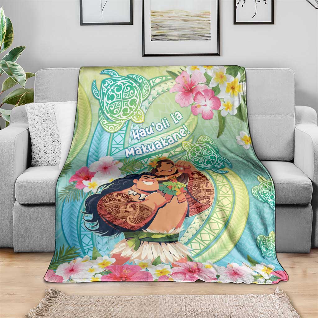Hawaii Father's Day Blanket Happy Father And Child DT04 - Polynesian Pride