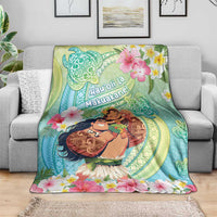 Hawaii Father's Day Blanket Happy Father And Child DT04 - Polynesian Pride