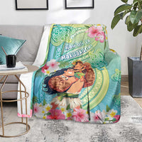 Hawaii Father's Day Blanket Happy Father And Child DT04 - Polynesian Pride