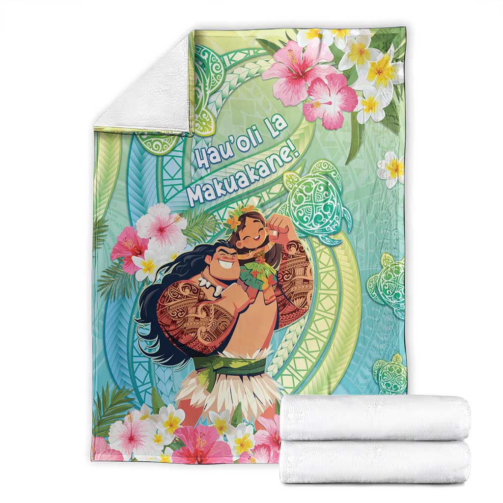 Hawaii Father's Day Blanket Happy Father And Child DT04 - Polynesian Pride