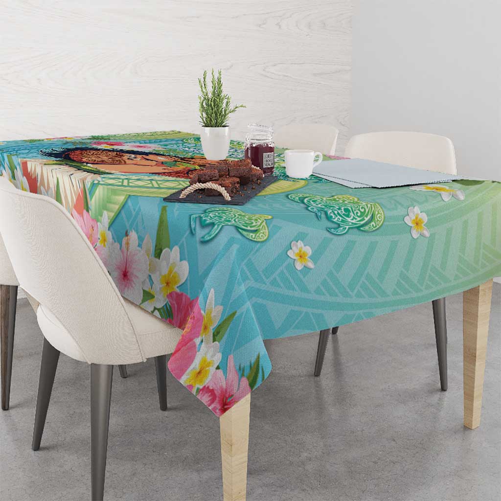 Hawaii Father's Day Tablecloth Happy Father And Child DT04 - Polynesian Pride