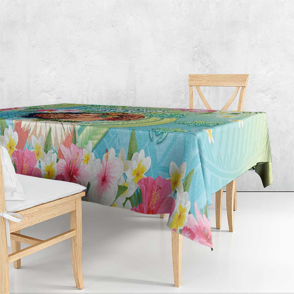Hawaii Father's Day Tablecloth Happy Father And Child DT04 - Polynesian Pride