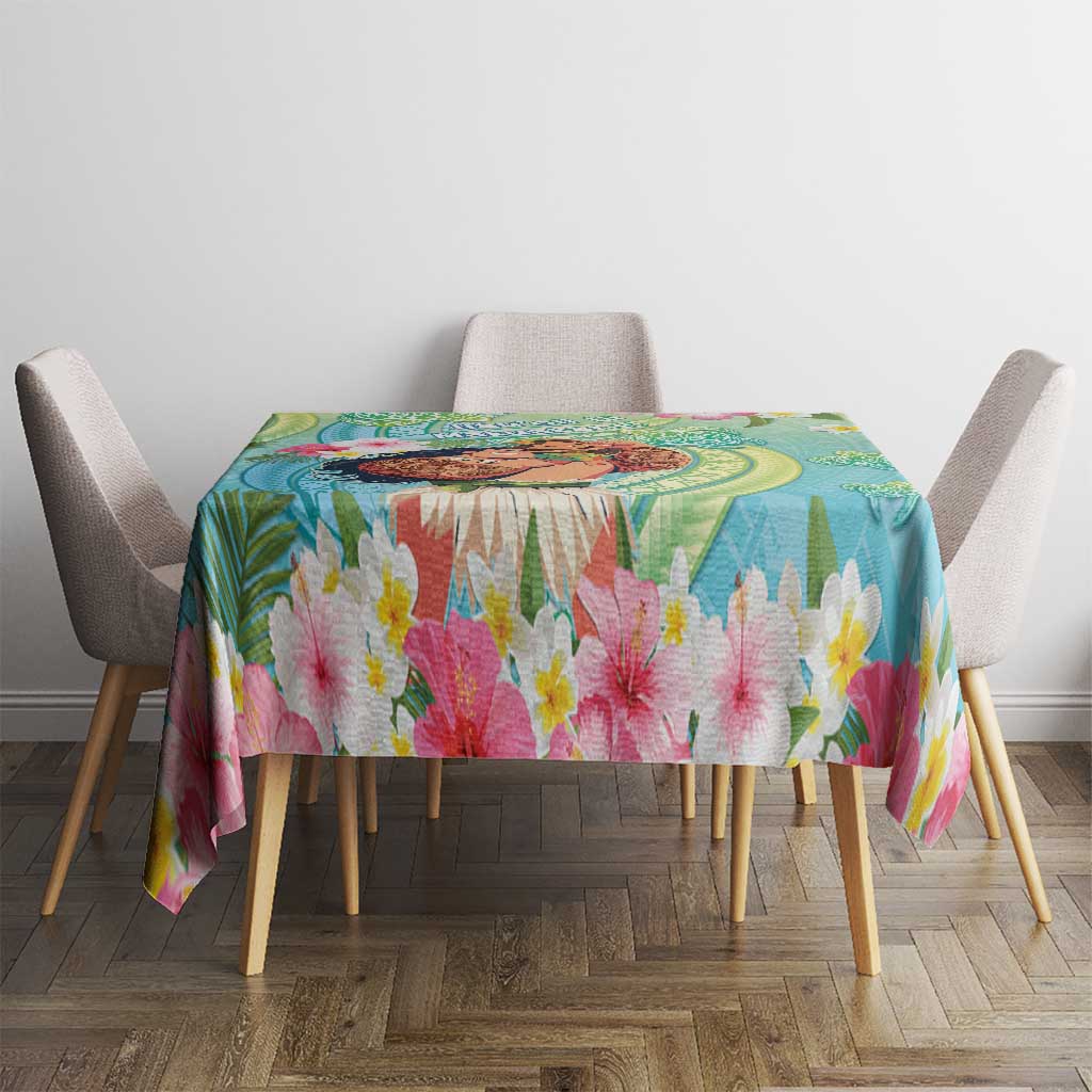 Hawaii Father's Day Tablecloth Happy Father And Child DT04 - Polynesian Pride