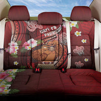 New Zealand Father's Day Back Car Seat Cover Happy Father And Child DT04 One Size Red - Polynesian Pride
