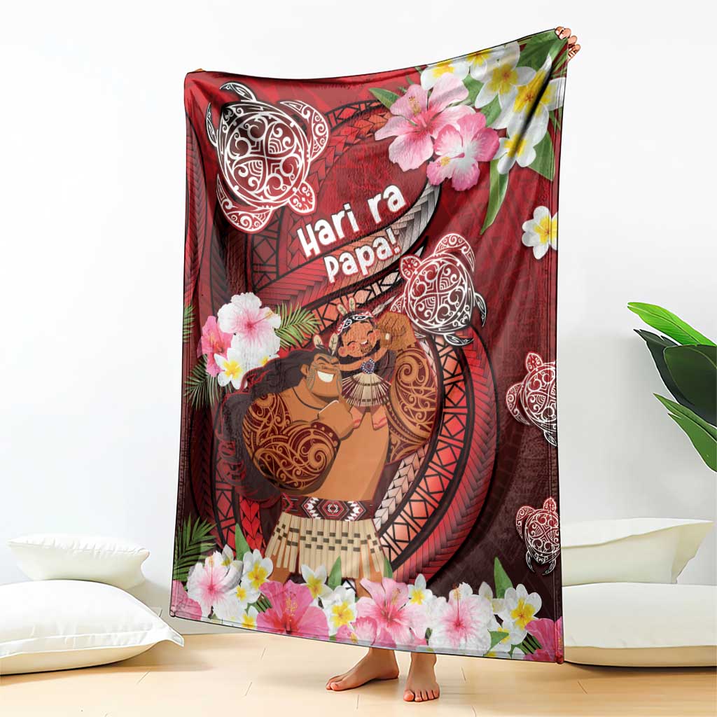 New Zealand Father's Day Blanket Happy Father And Child DT04 - Polynesian Pride