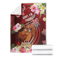 New Zealand Father's Day Blanket Happy Father And Child DT04 - Polynesian Pride