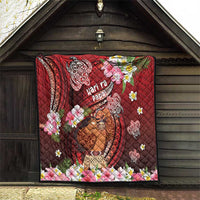 New Zealand Father's Day Quilt Happy Father And Child DT04 - Polynesian Pride