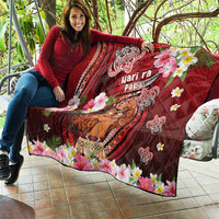 New Zealand Father's Day Quilt Happy Father And Child DT04 - Polynesian Pride