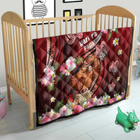 New Zealand Father's Day Quilt Happy Father And Child DT04 - Polynesian Pride