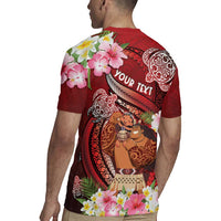 Personalised New Zealand Father's Day Rugby Jersey Happy Father And Child DT04 - Polynesian Pride