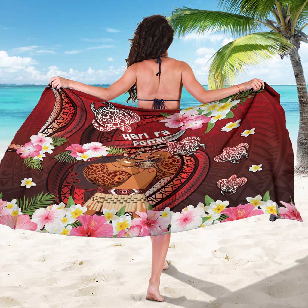 New Zealand Father's Day Sarong Happy Father And Child DT04 - Polynesian Pride