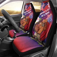 Samoa Father's Day Car Seat Cover Happy Father And Child DT04 - Polynesian Pride