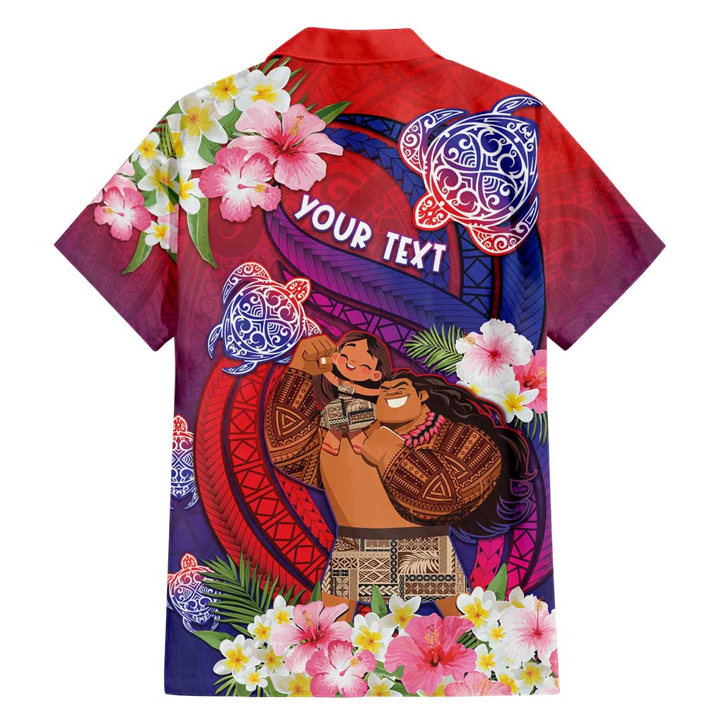 Personalised Samoa Father's Day Hawaiian Shirt Happy Father And Child DT04 - Polynesian Pride