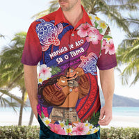 Personalised Samoa Father's Day Hawaiian Shirt Happy Father And Child DT04 - Polynesian Pride
