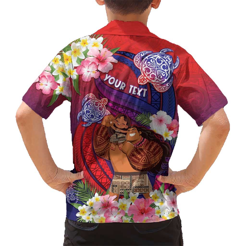 Personalised Samoa Father's Day Hawaiian Shirt Happy Father And Child DT04 - Polynesian Pride