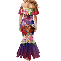 Personalised Samoa Father's Day Mermaid Dress Happy Father And Child DT04 - Polynesian Pride