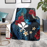 Hawaii Butterfly Blanket Kanaka Maoli Mix Hibiscus DT04 - Polynesian Pride