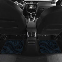 Hawaii Butterfly Car Mats Kanaka Maoli Mix Hibiscus DT04 Set 2pcs - Back Black - Polynesian Pride