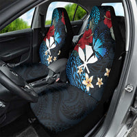 Hawaii Butterfly Car Seat Cover Kanaka Maoli Mix Hibiscus DT04 - Polynesian Pride