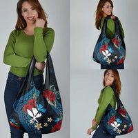 Hawaii Butterfly Grocery Bag Kanaka Maoli Mix Hibiscus DT04 - Polynesian Pride