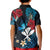 Hawaii Butterfly Kid Polo Shirt Kanaka Maoli Mix Hibiscus