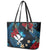 Hawaii Butterfly Leather Tote Bag Kanaka Maoli Mix Hibiscus