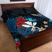 Hawaii Butterfly Quilt Bed Set Kanaka Maoli Mix Hibiscus DT04 - Polynesian Pride