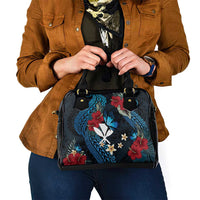 Hawaii Butterfly Shoulder Handbag Kanaka Maoli Mix Hibiscus DT04 - Polynesian Pride