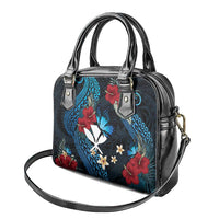 Hawaii Butterfly Shoulder Handbag Kanaka Maoli Mix Hibiscus DT04 - Polynesian Pride