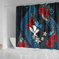 Hawaii Butterfly Shower Curtain Kanaka Maoli Mix Hibiscus DT04 - Polynesian Pride