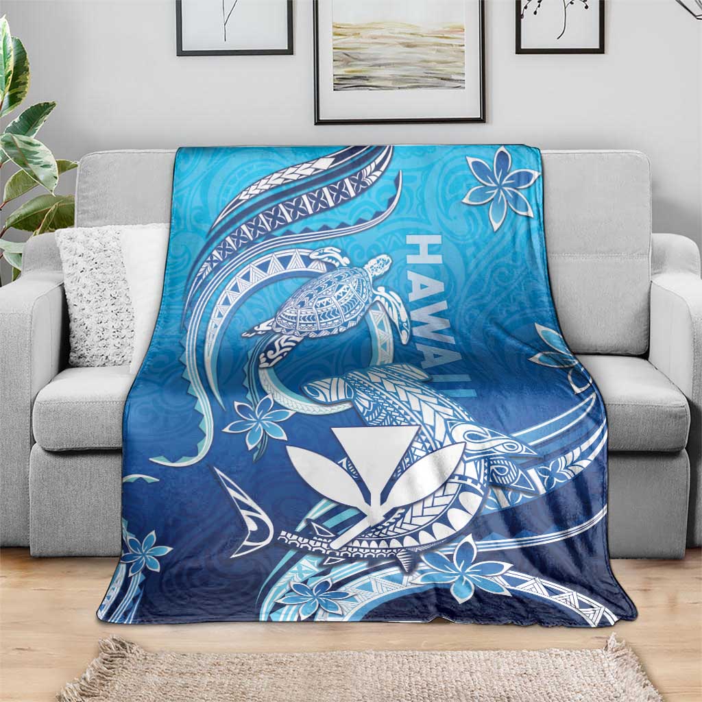 Hawaii Blanket Turtle With Hammerhead Shark Oceanic DT04 - Polynesian Pride