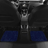 Hawaii Car Mats Turtle With Hammerhead Shark Oceanic DT04 Set 2pcs - Back Blue - Polynesian Pride