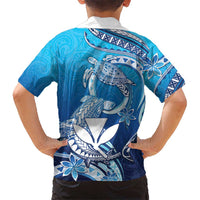Hawaii Kid Hawaiian Shirt Turtle With Hammerhead Shark Oceanic DT04 - Polynesian Pride