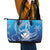 Hawaii Leather Tote Bag Turtle With Hammerhead Shark Oceanic