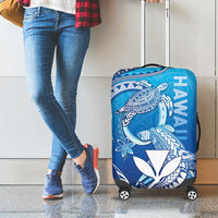 Hawaii Luggage Cover Turtle With Hammerhead Shark Oceanic DT04 - Polynesian Pride