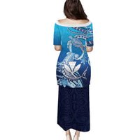 Hawaii Puletasi Turtle With Hammerhead Shark Oceanic DT04 - Polynesian Pride