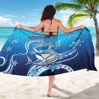 Hawaii Sarong Turtle With Hammerhead Shark Oceanic DT04 - Polynesian Pride