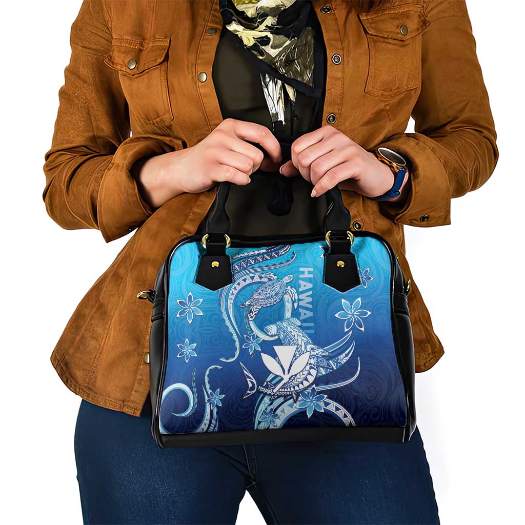 Hawaii Shoulder Handbag Turtle With Hammerhead Shark Oceanic DT04 - Polynesian Pride