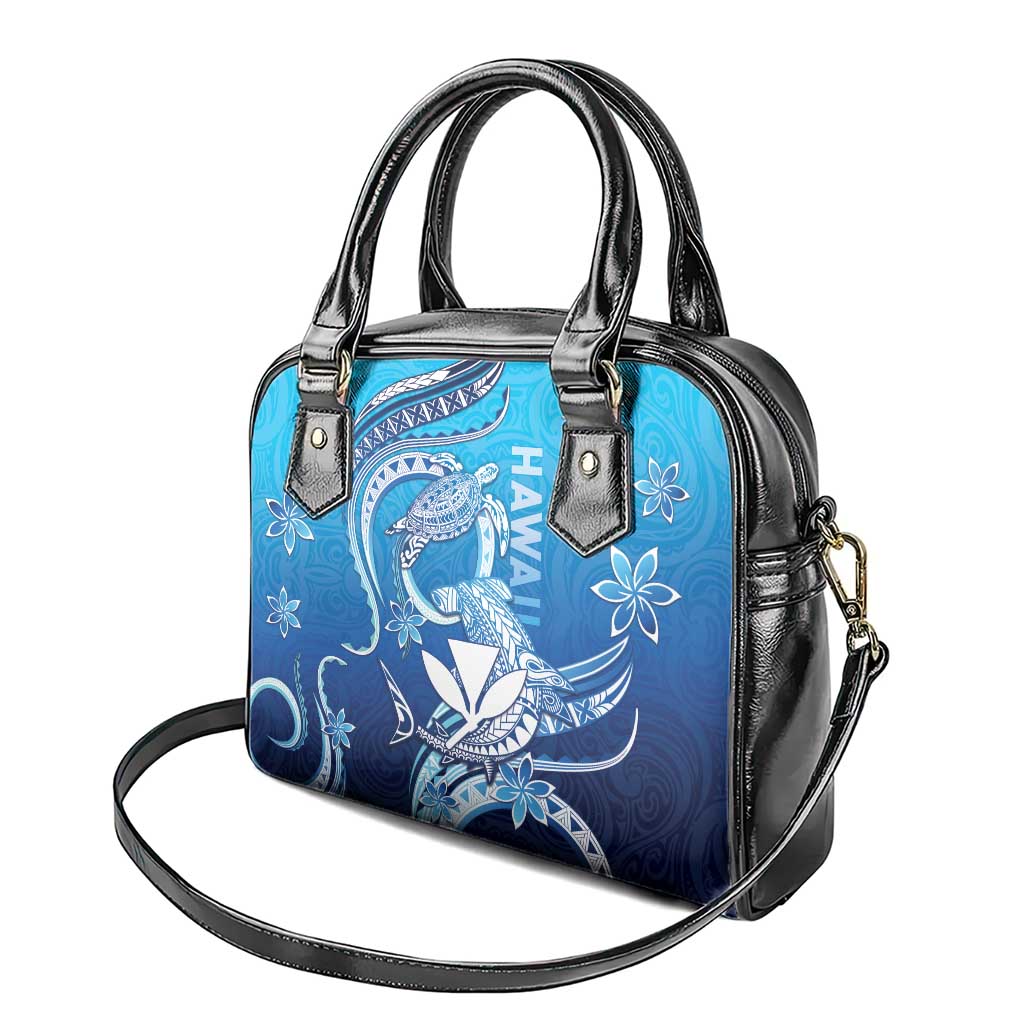 Hawaii Shoulder Handbag Turtle With Hammerhead Shark Oceanic DT04 - Polynesian Pride