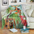 Hawaii Lei Day Blanket Hula Girl With Tropical Forest