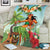 Hawaii Lei Day Blanket Hula Girl With Tropical Forest