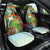 Hawaii Lei Day Car Seat Cover Hula Girl With Tropical Forest