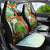 Hawaii Lei Day Car Seat Cover Hula Girl With Tropical Forest