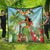 Hawaii Lei Day Quilt Hula Girl With Tropical Forest