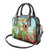 Hawaii Lei Day Shoulder Handbag Hula Girl With Tropical Forest