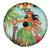 Hawaii Lei Day Spare Tire Cover Hula Girl With Tropical Forest