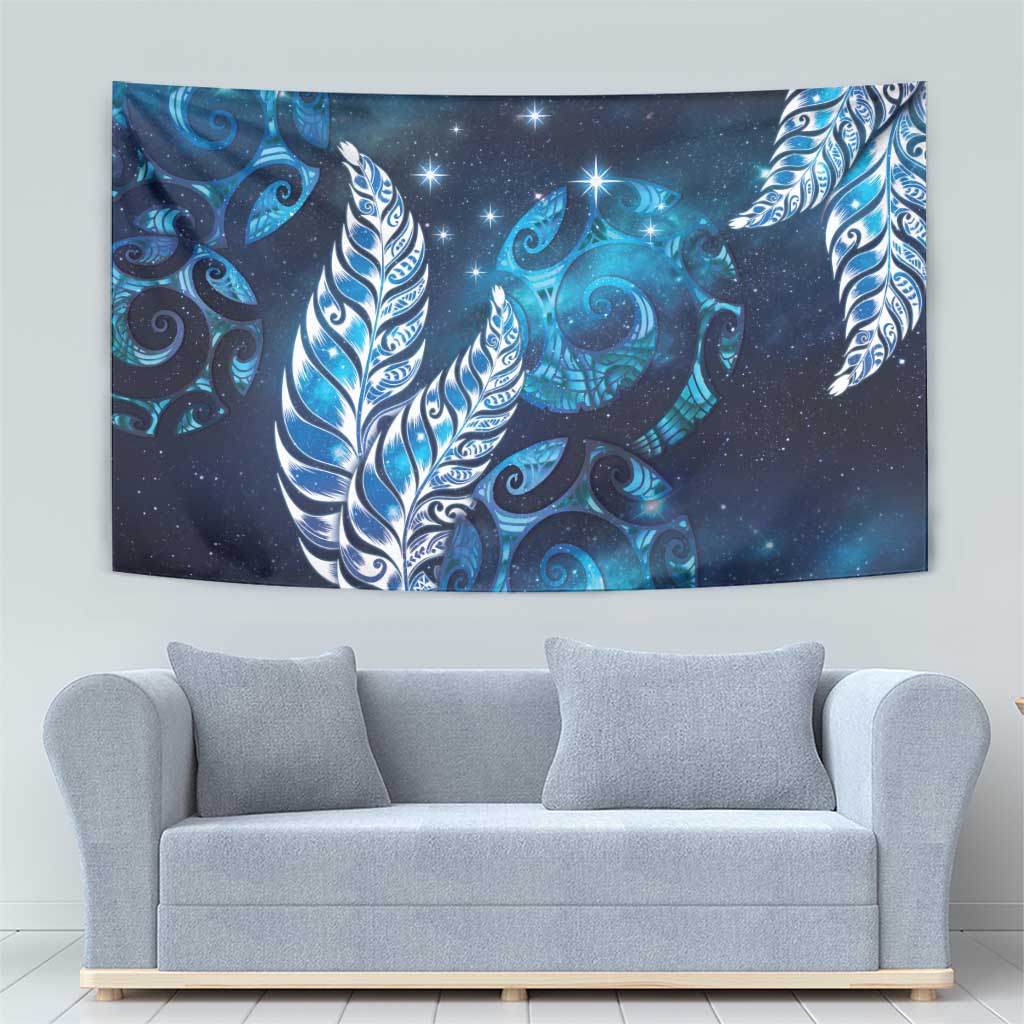 New Zealand Matariki Tapestry Maori Koru Mix Silver Fern DT04 - Polynesian Pride