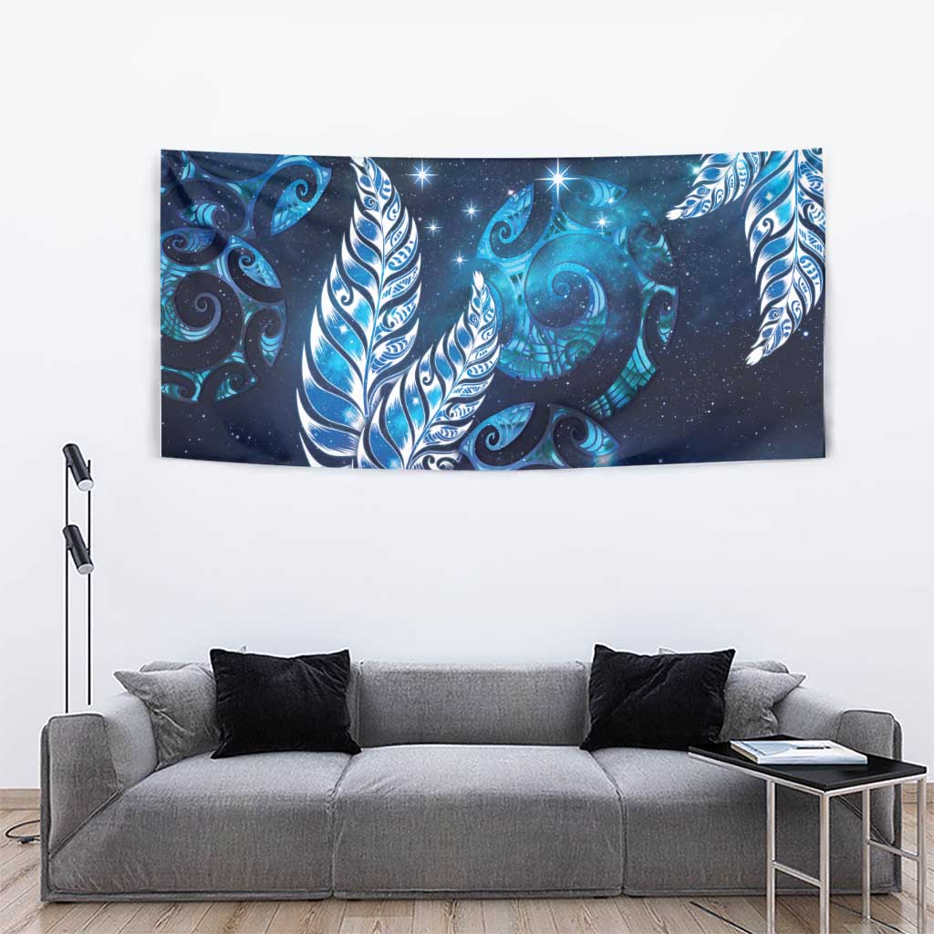 New Zealand Matariki Tapestry Maori Koru Mix Silver Fern DT04 - Polynesian Pride
