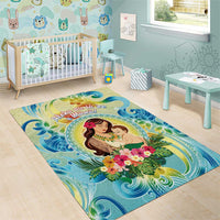 Hawaii Mother's Day Area Rug I Love You Mom DT04 - Polynesian Pride